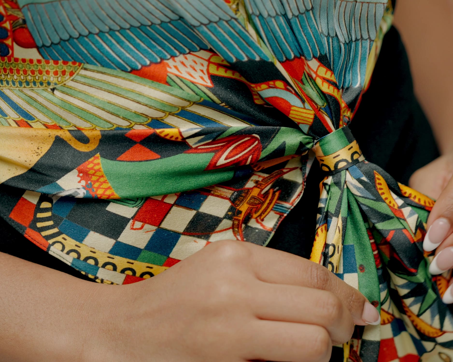 Product — silk detail