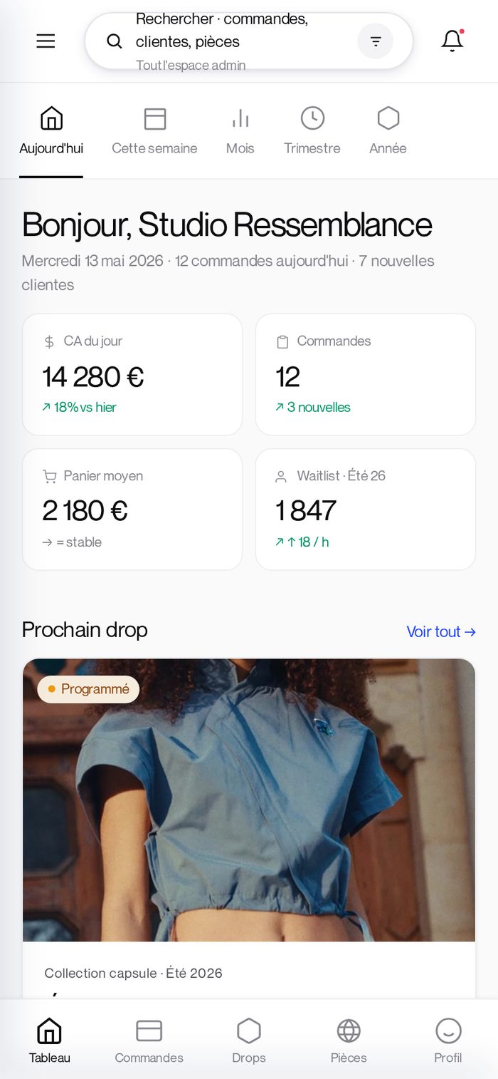 Administrative space — mobile